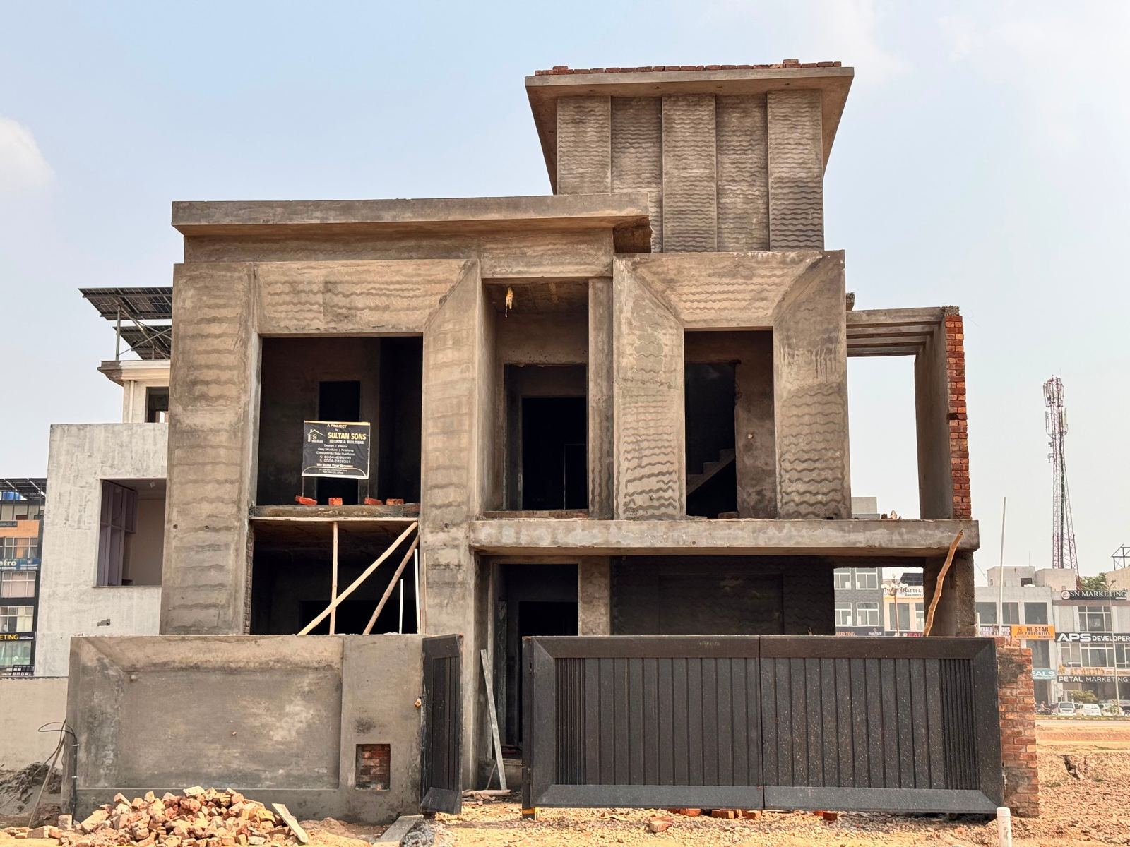 Estate under construction